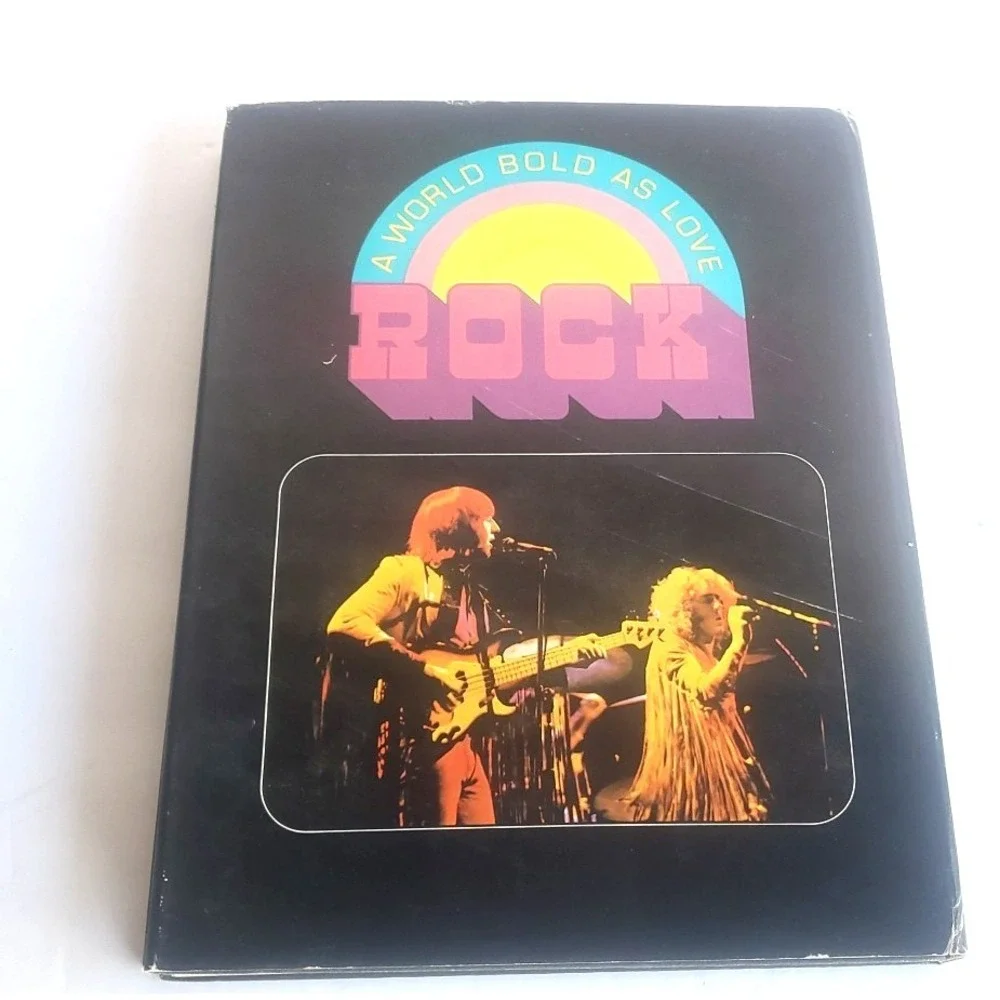 Rare Rock A World Bold as Love Douglas Kent‎ Hall Sue Clark HC1970 Hendrix cover